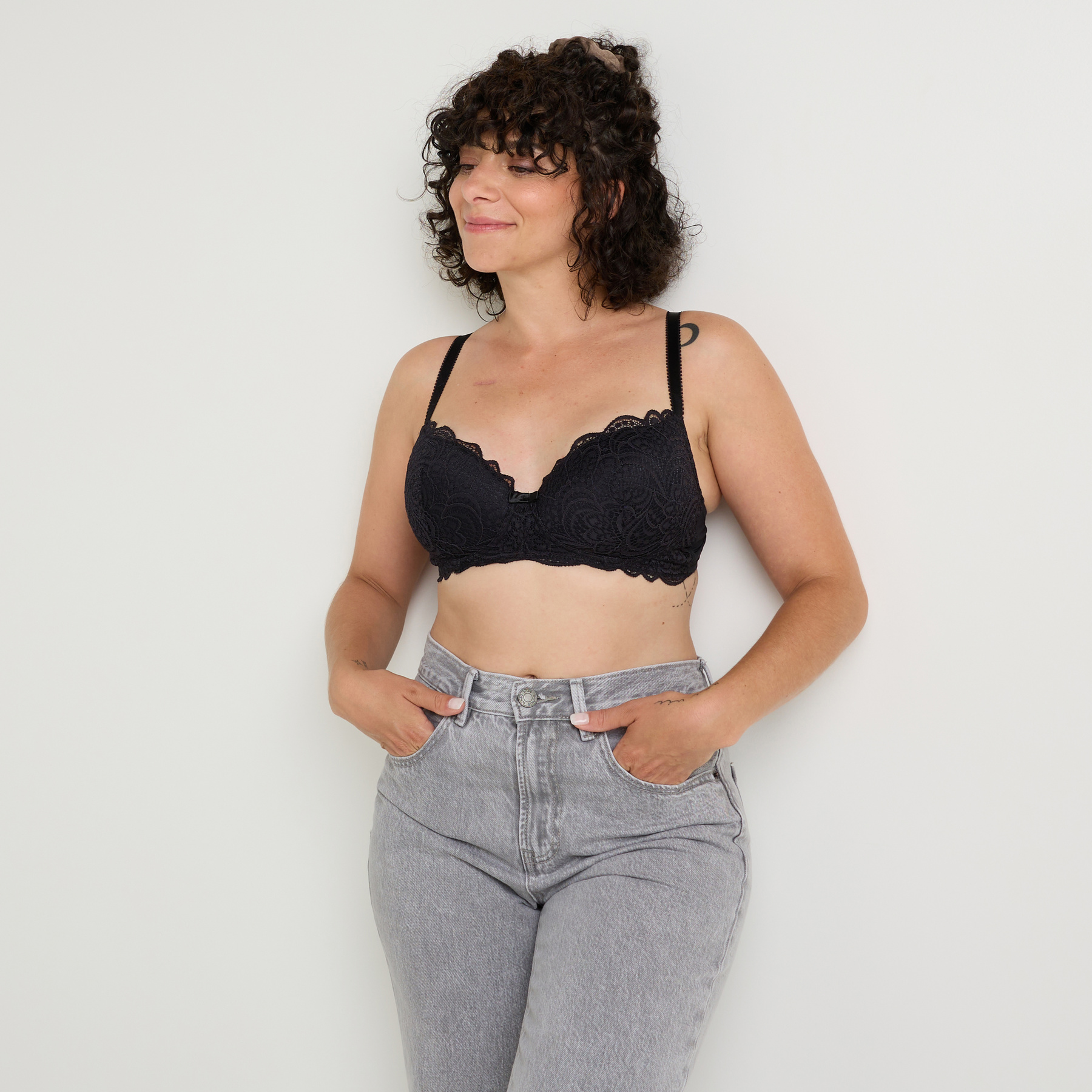 SOLDES [PROMO - 67%] Soutien-gorge sans armature femme Noir Dentelle ROUGE GORGE LINGERIE