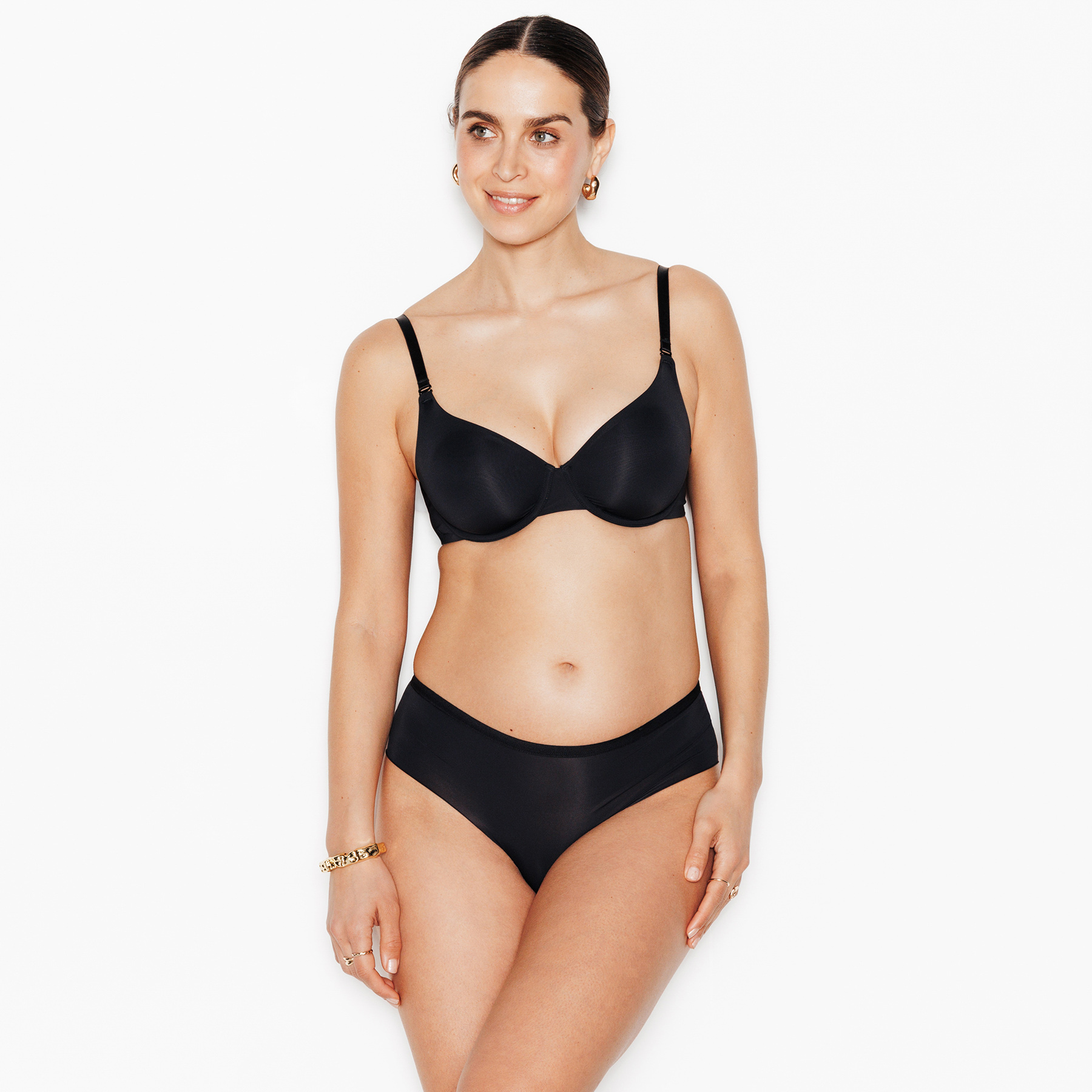 RougeGorge Lingerie - Shorty en microfibre - Noir - Taille 48 - Femme