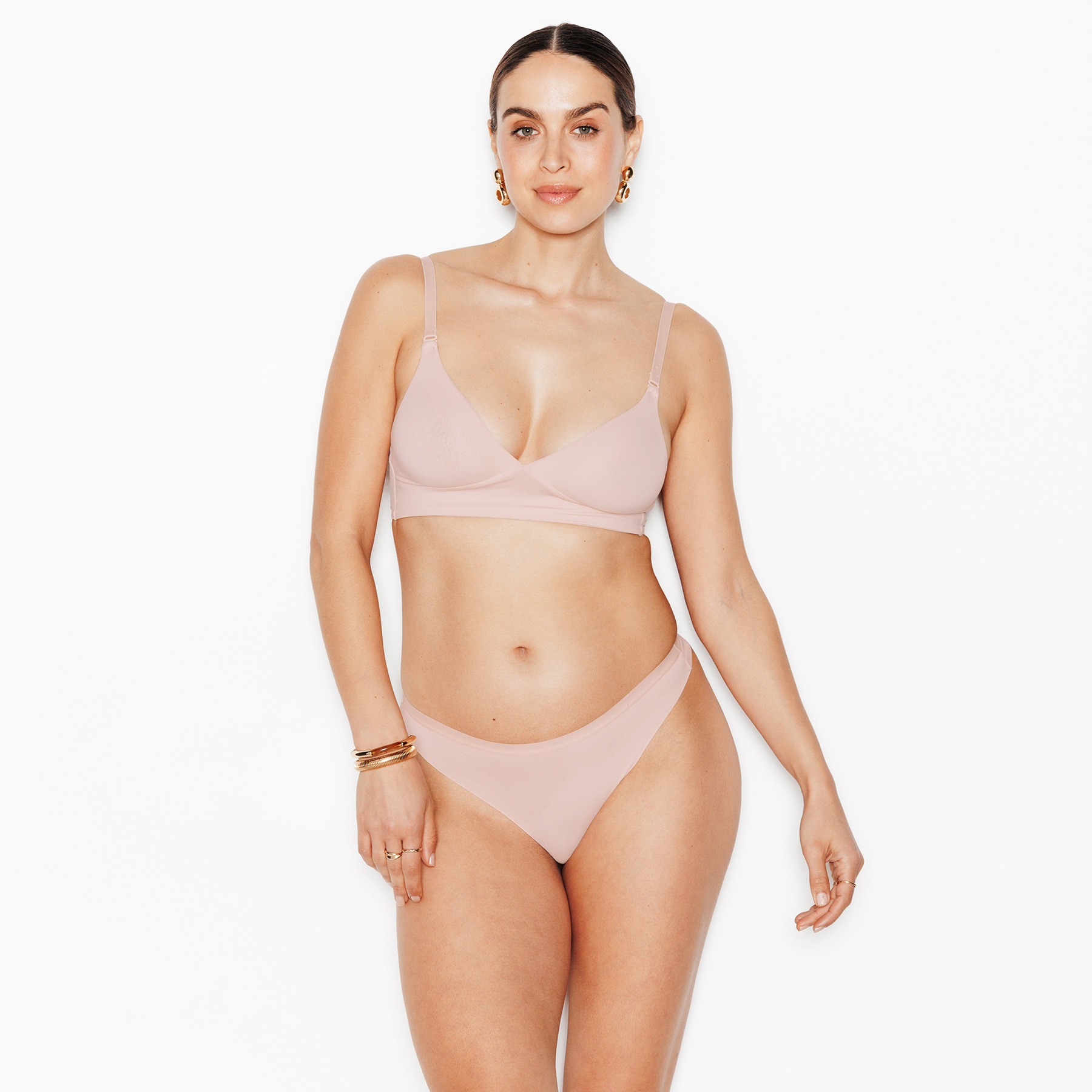 RougeGorge Lingerie - String en microfibre - Naturel - Taille 38 - Femme
