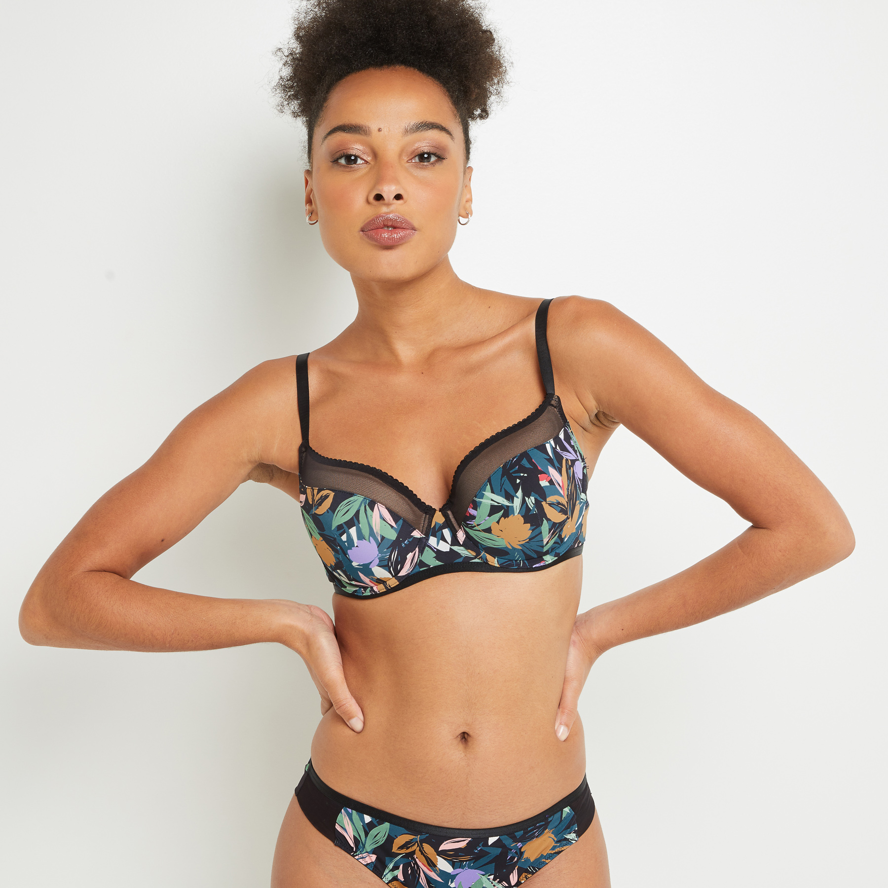 SOLDES [PROMO - 67%] Soutien-gorge ampliforme femme Multico noir Microfibre ROUGE GORGE LINGERIE