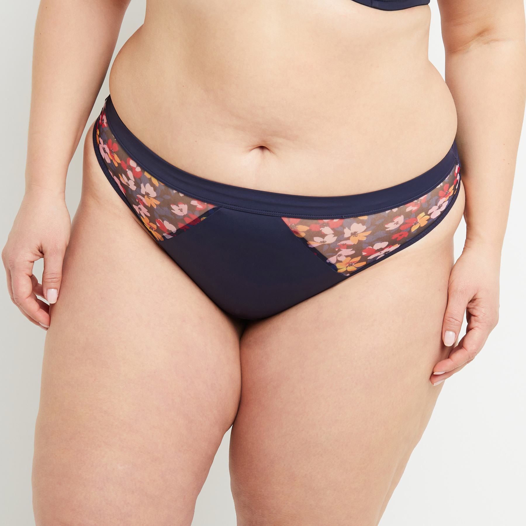 SOLDES [PROMO - 72%] Tanga femme Multico bleu Tulle ROUGE GORGE LINGERIE