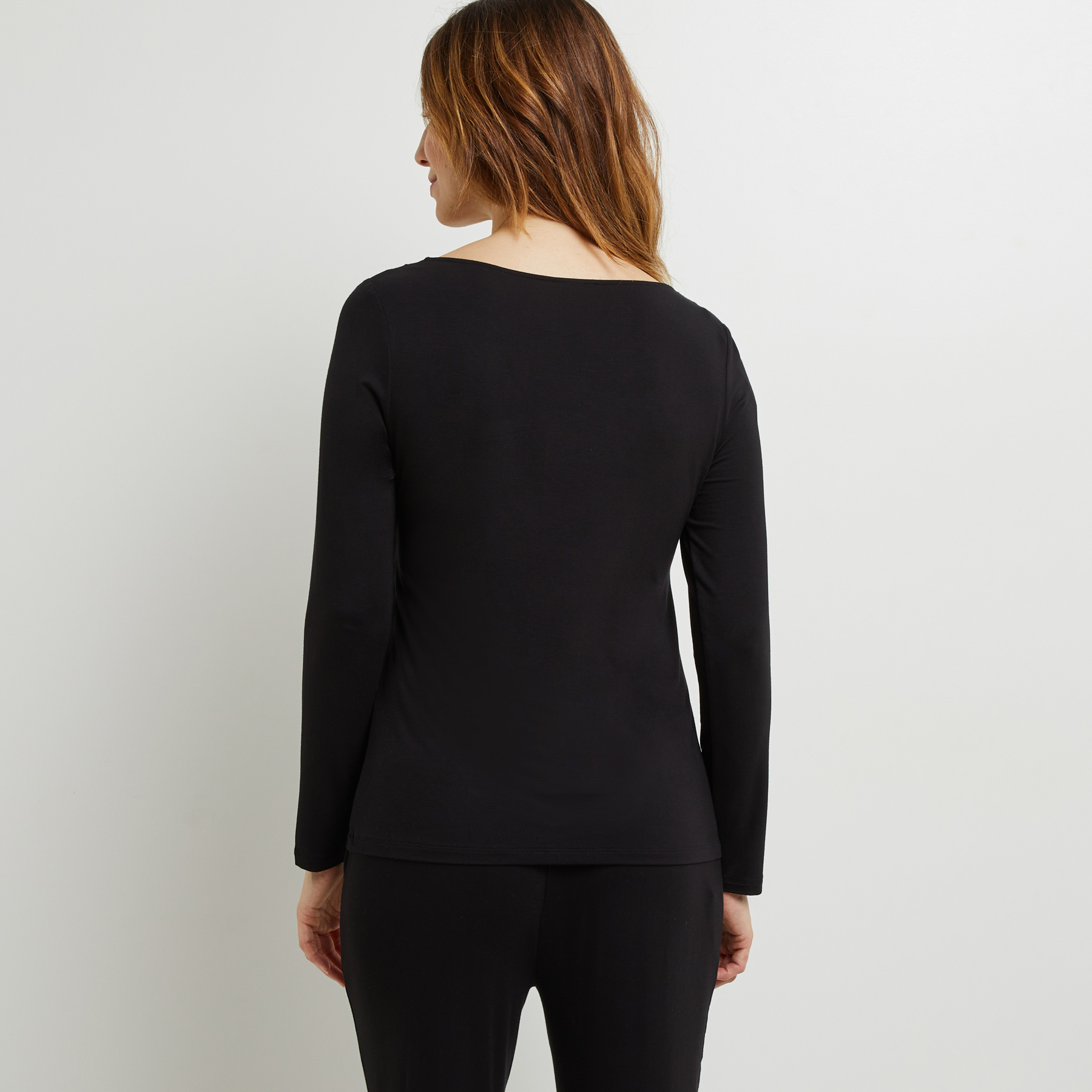 SOLDES [PROMO - 61%] tee-shirt/top/caraco femme Noir Viscose ROUGE GORGE LINGERIE