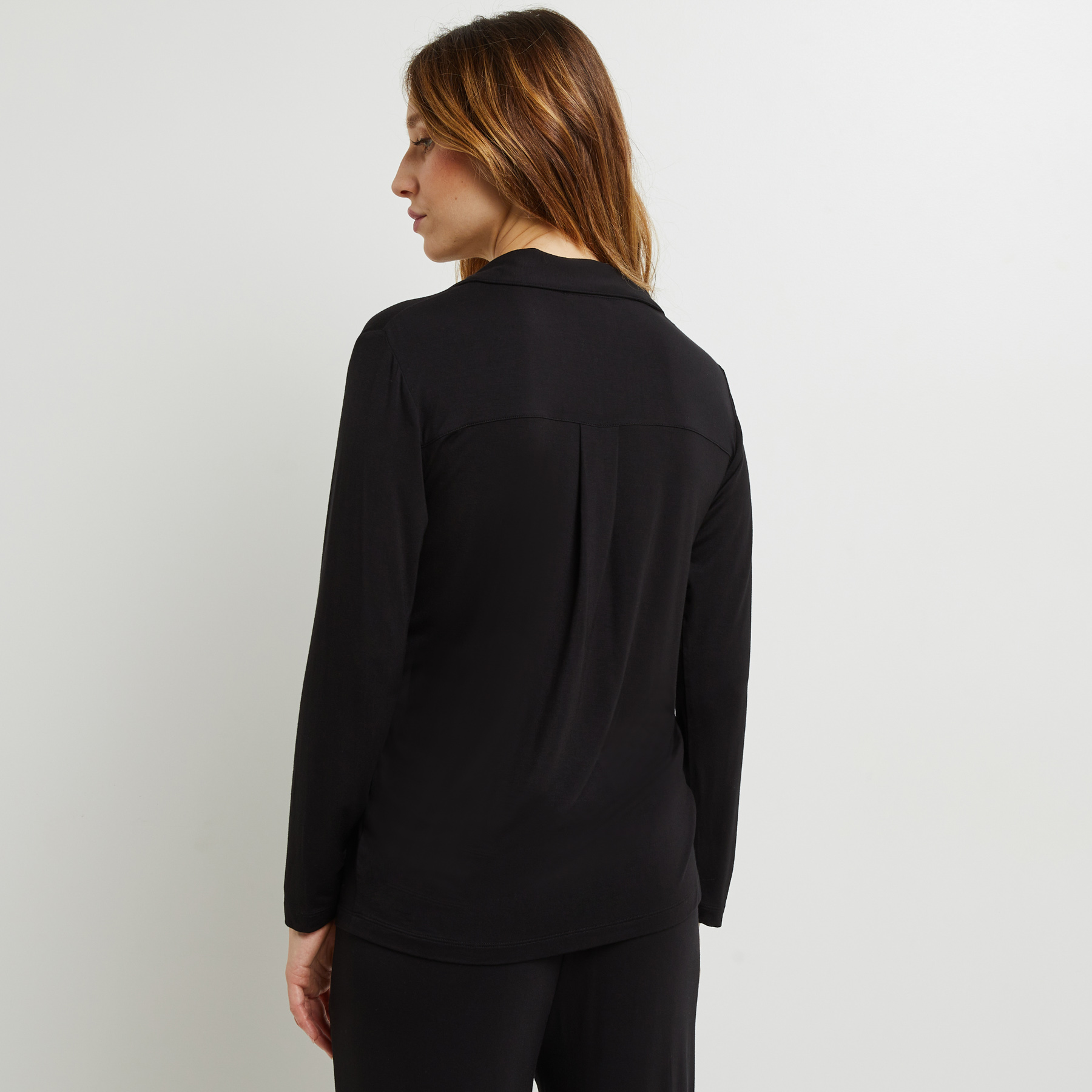 SOLDES [PROMO - 64%] tee-shirt/top/caraco femme Noir Viscose ROUGE GORGE LINGERIE