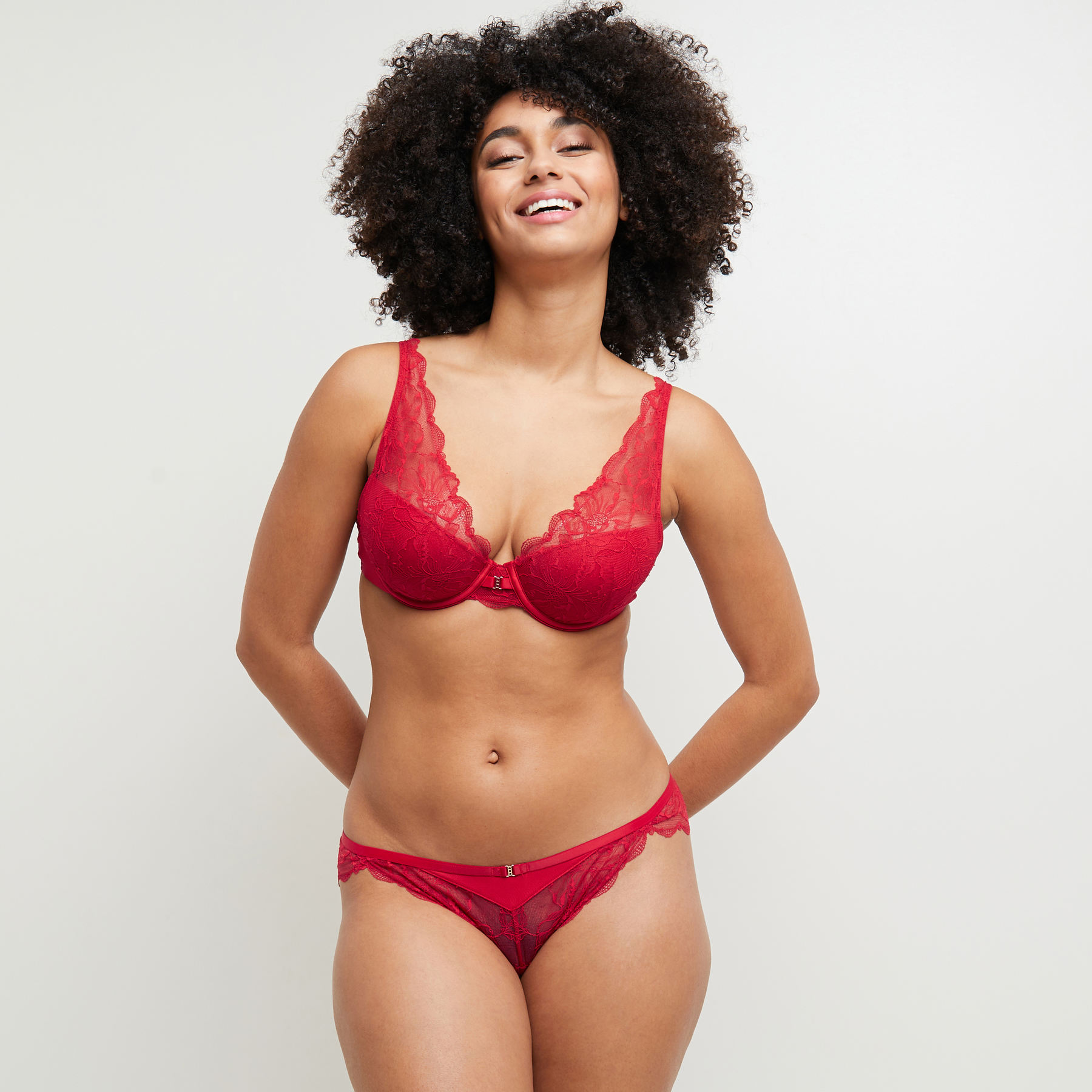Culotte femme Rouge Dentelle