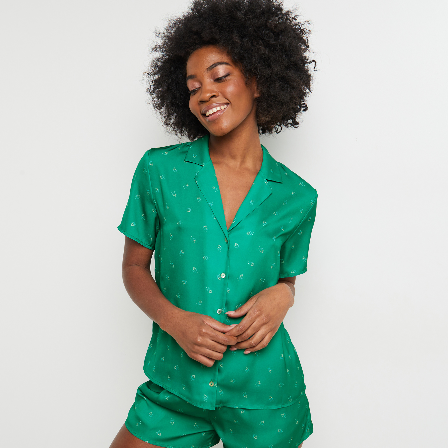 SOLDES [PROMO - 67%] tee-shirt/top/caraco femme Multico vert Viscose ROUGE GORGE LINGERIE