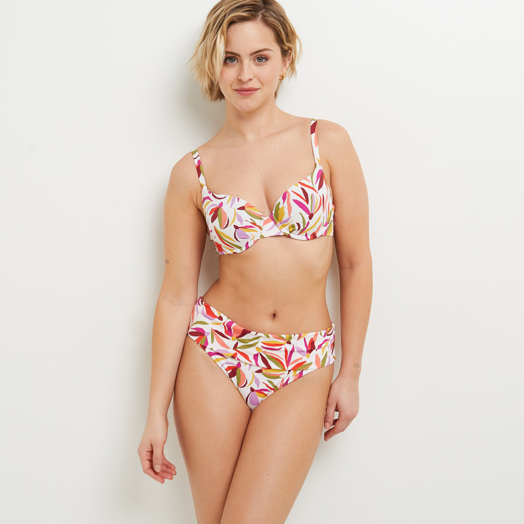 SOLDES [PROMO - 50%] Culotte femme Multico blanc Microfibre ROUGE GORGE LINGERIE
