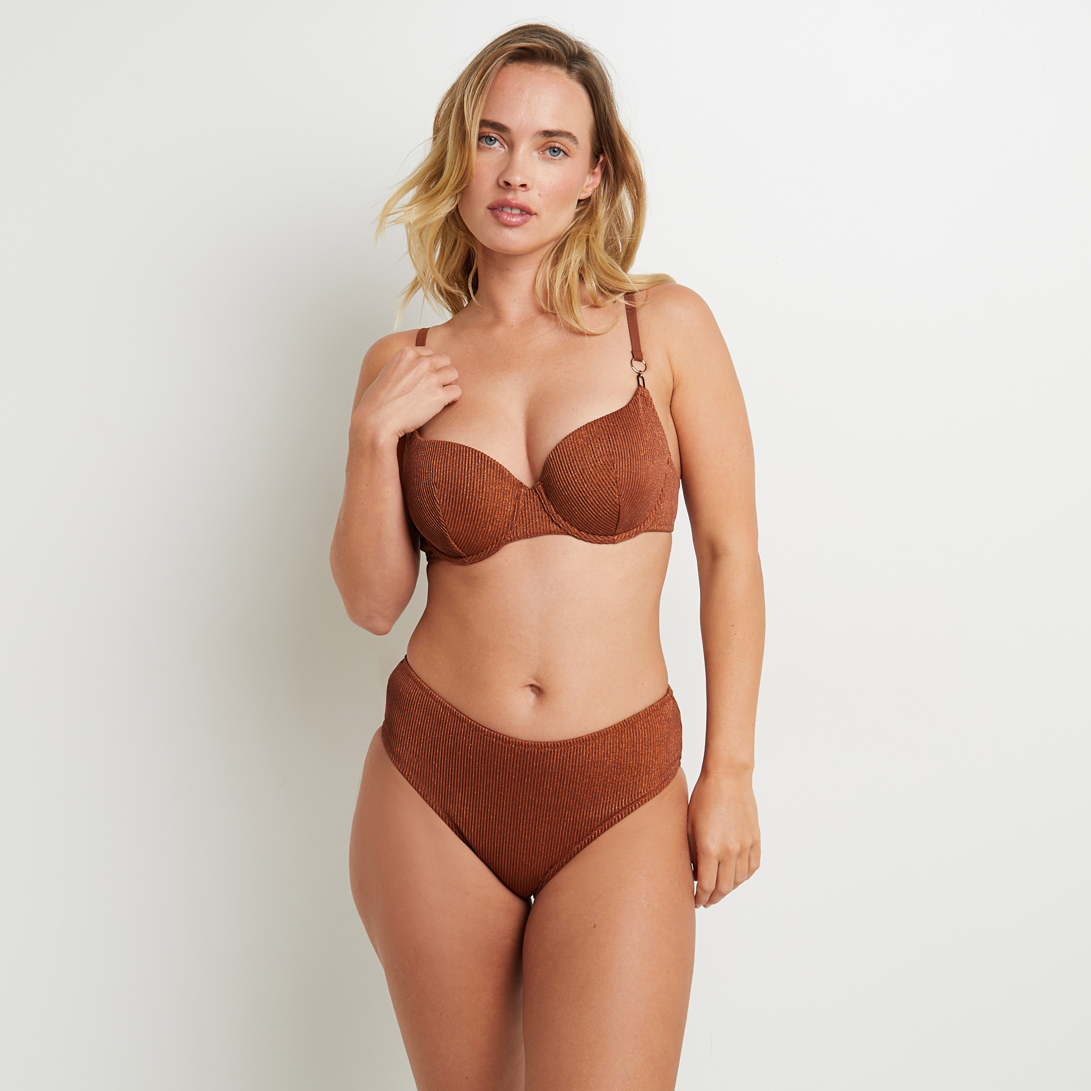 SOLDES [PROMO - 50%] Culotte femme Marron Microfibre ROUGE GORGE LINGERIE