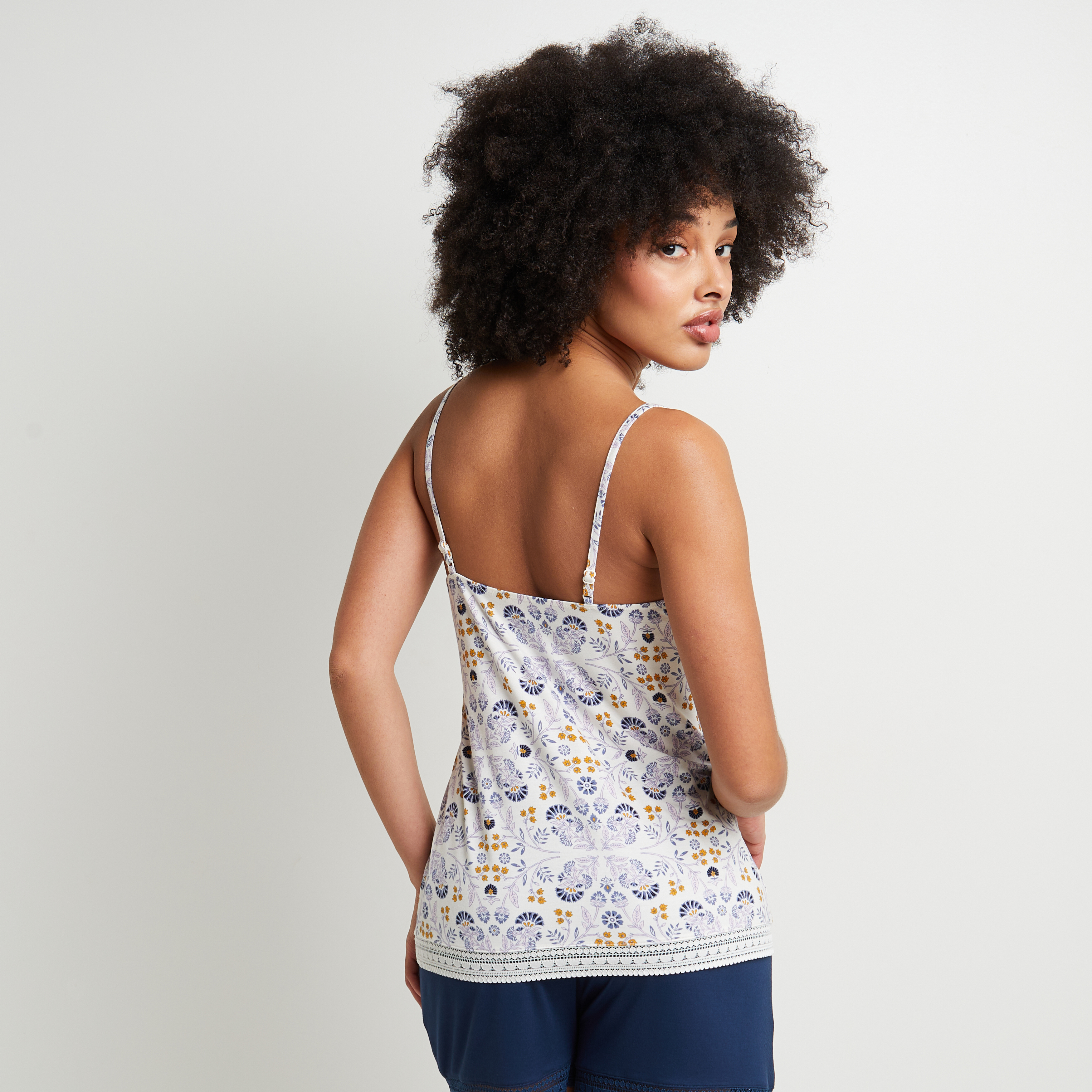 SOLDES [PROMO - 65%] tee-shirt/top/caraco femme Multico blanc Viscose ROUGE GORGE LINGERIE