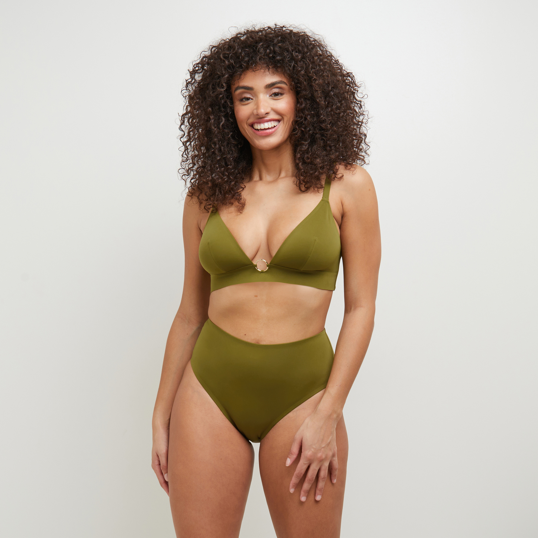 SOLDES [PROMO - 50%] Culotte femme Kaki Microfibre ROUGE GORGE LINGERIE