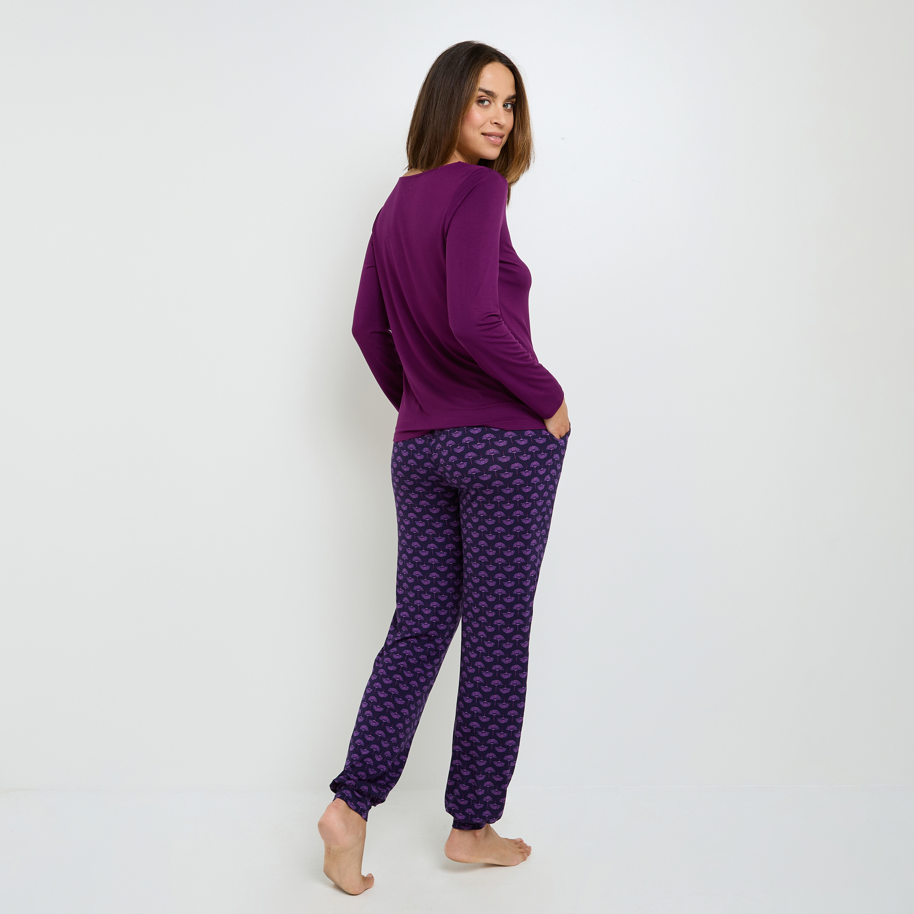 SOLDES RougeGorge Lingerie - Pantalon de pyjama - Multico rose - Taille 36 - Femme ROUGE GORGE LINGERIE