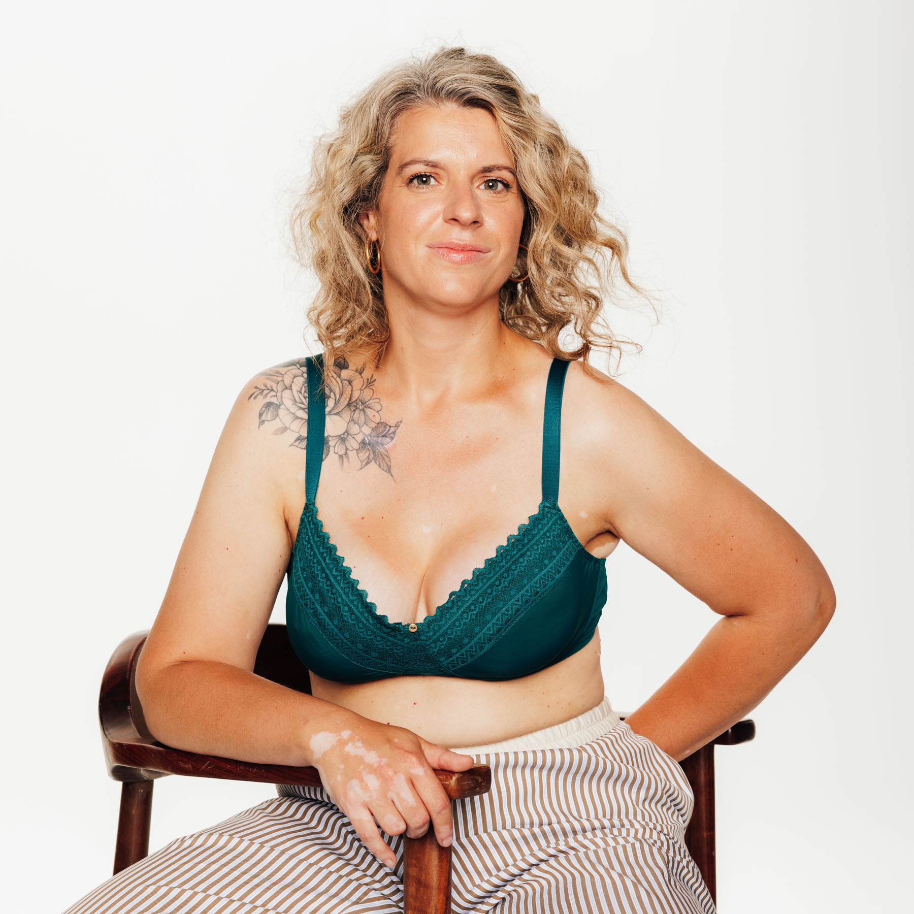 SOLDES RougeGorge Lingerie - Soutien-gorge post opératoire en microfibre - Vert - Taille 95D - Femme ROUGE GORGE LINGERIE