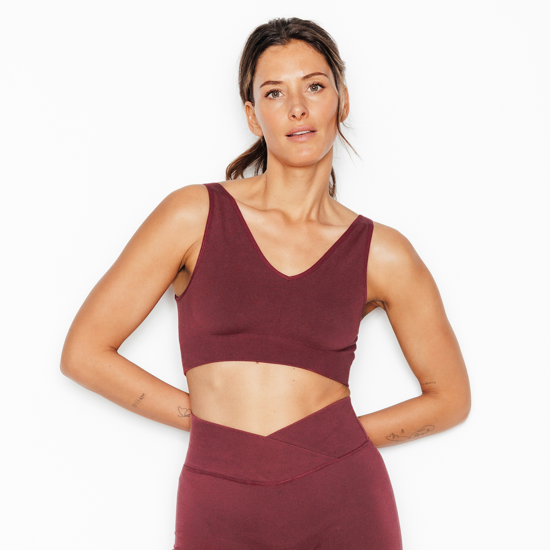 SOLDES RougeGorge Lingerie - Brassiere reversible - Bordeaux - Taille 46-48 - Femme ROUGE GORGE LINGERIE