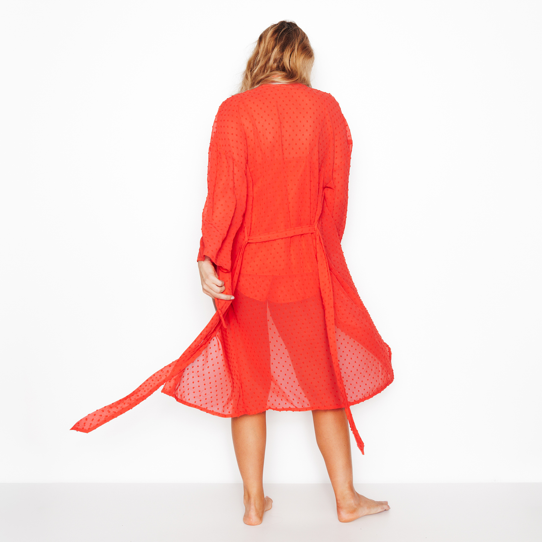 SOLDES RougeGorge Lingerie - Kimono - Rouge - Taille 38 - Femme ROUGE GORGE LINGERIE