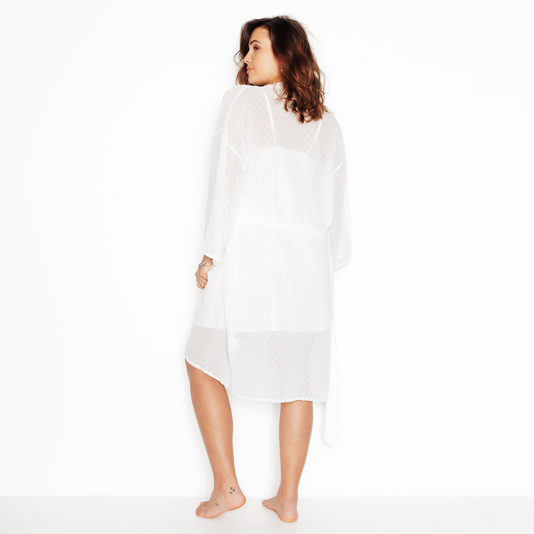SOLDES RougeGorge Lingerie - Kimono - Blanc - Taille 42 - Femme ROUGE GORGE LINGERIE