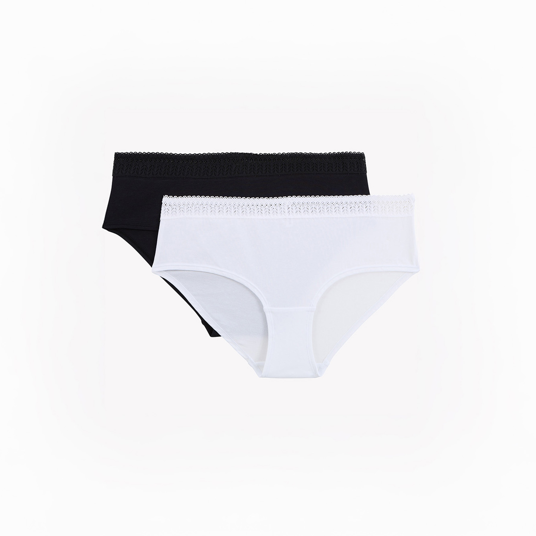 SOLDES RougeGorge Lingerie - Lot de 2 shortys en coton - Multicolor - Taille 34-36 - Femme ROUGE GORGE LINGERIE