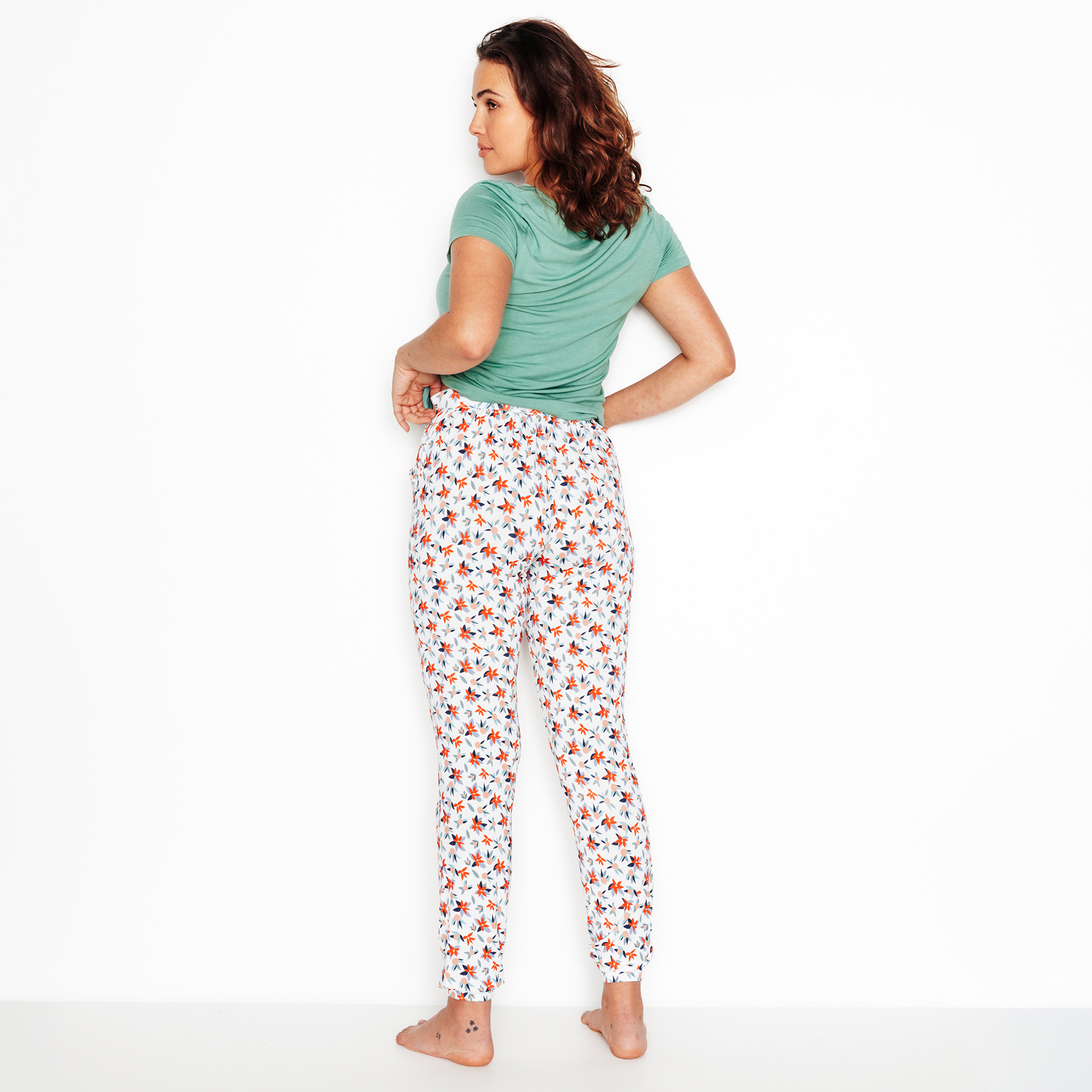 SOLDES RougeGorge Lingerie - Pantalon de pyjama - Multico blanc - Taille 36 - Femme ROUGE GORGE LINGERIE