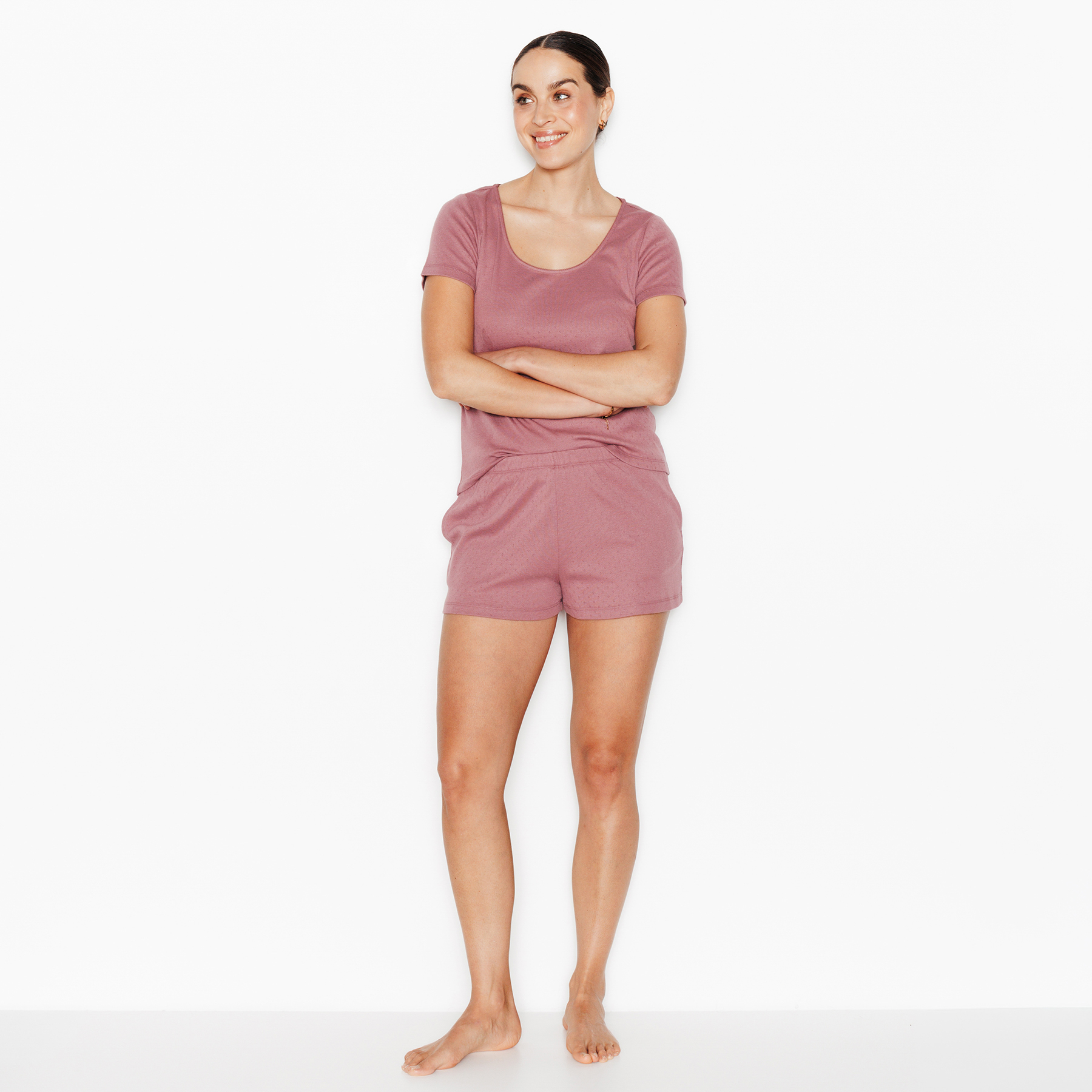 RougeGorge Lingerie - Short en coton - Violet - Taille 40 - Femme