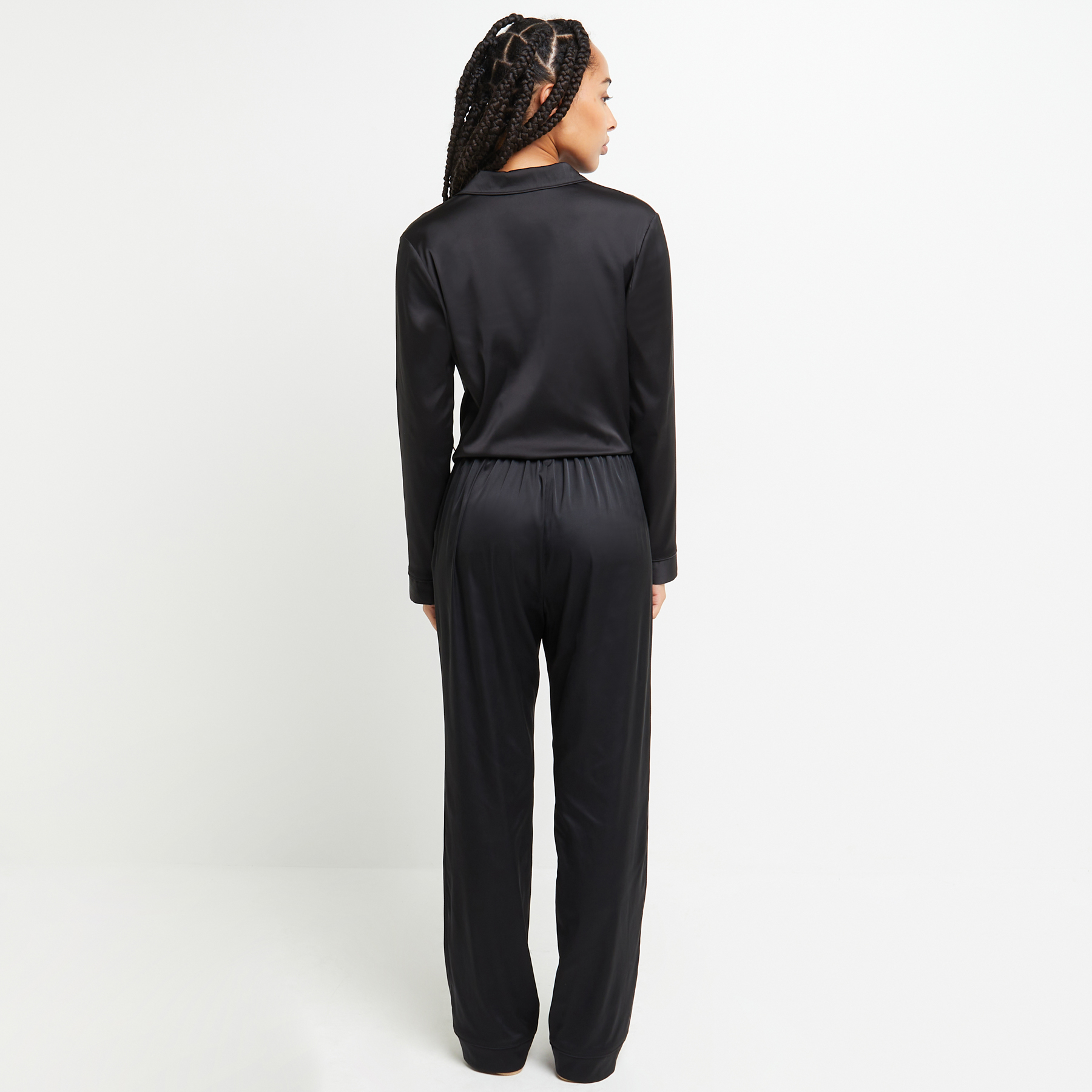 SOLDES [PROMO - 67%] short/pantalon femme Noir Satin ROUGE GORGE LINGERIE