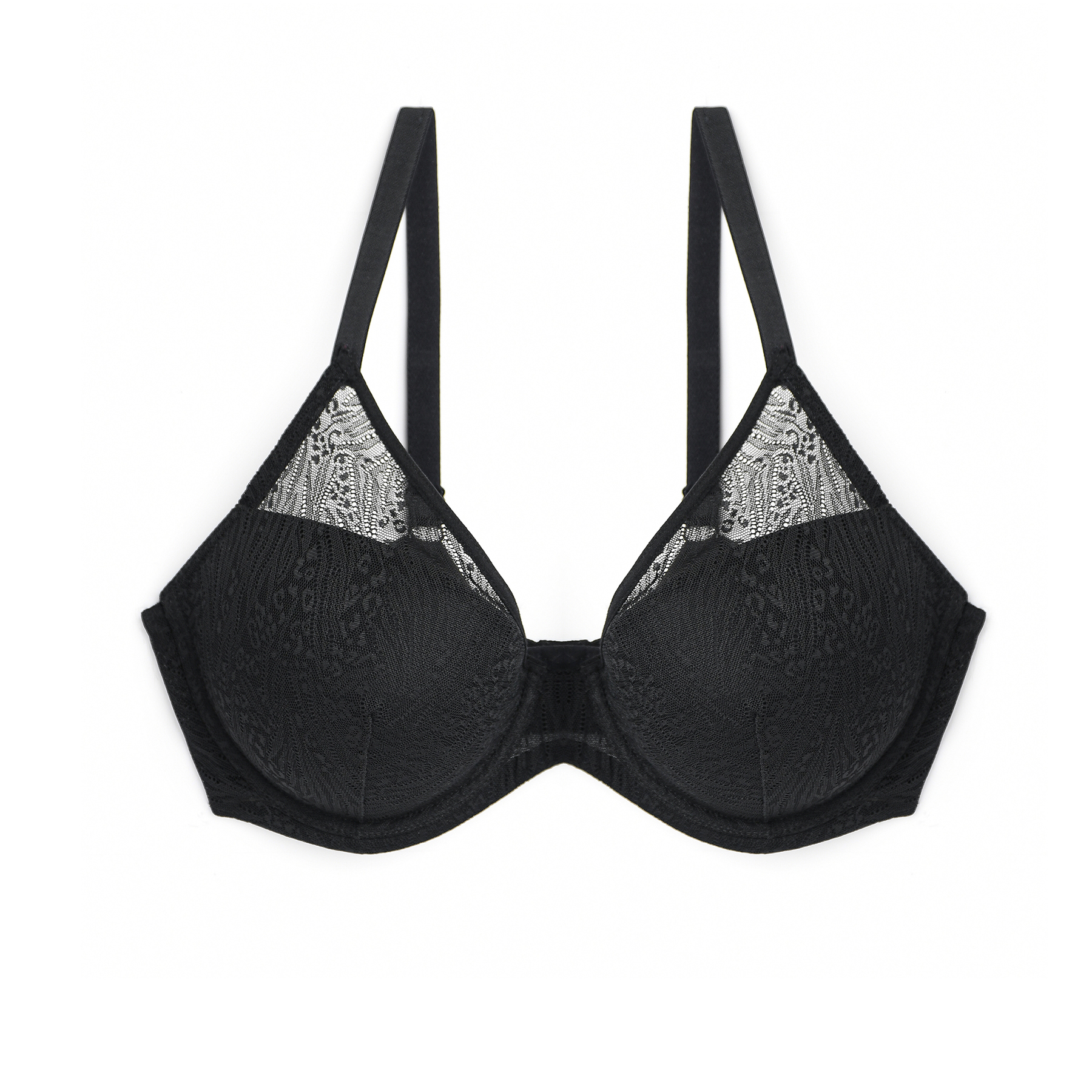 SOLDES [PROMO - 69%] Soutien-gorge ampliforme femme Noir Tulle ROUGE GORGE LINGERIE