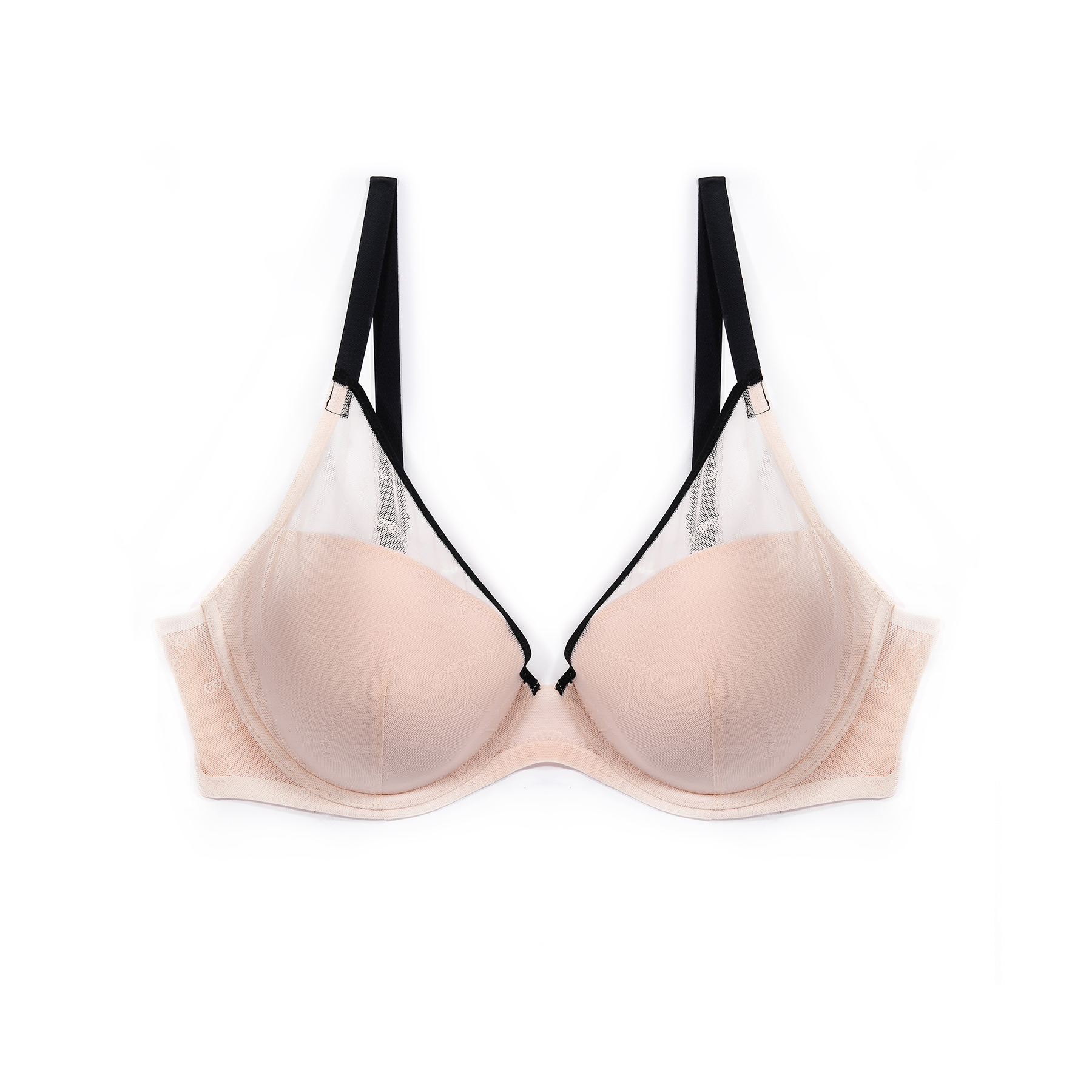 SOLDES [PROMO - 20%] Soutien-gorge ampliforme femme Poudre Tulle ROUGE GORGE LINGERIE