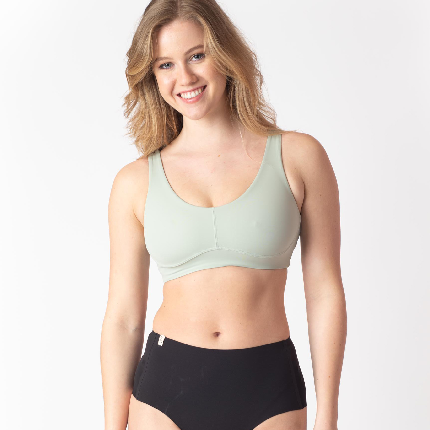 SOLDES [PROMO - 66%] Soutien-gorge sans armature femme Kaki Microfibre ROUGE GORGE LINGERIE