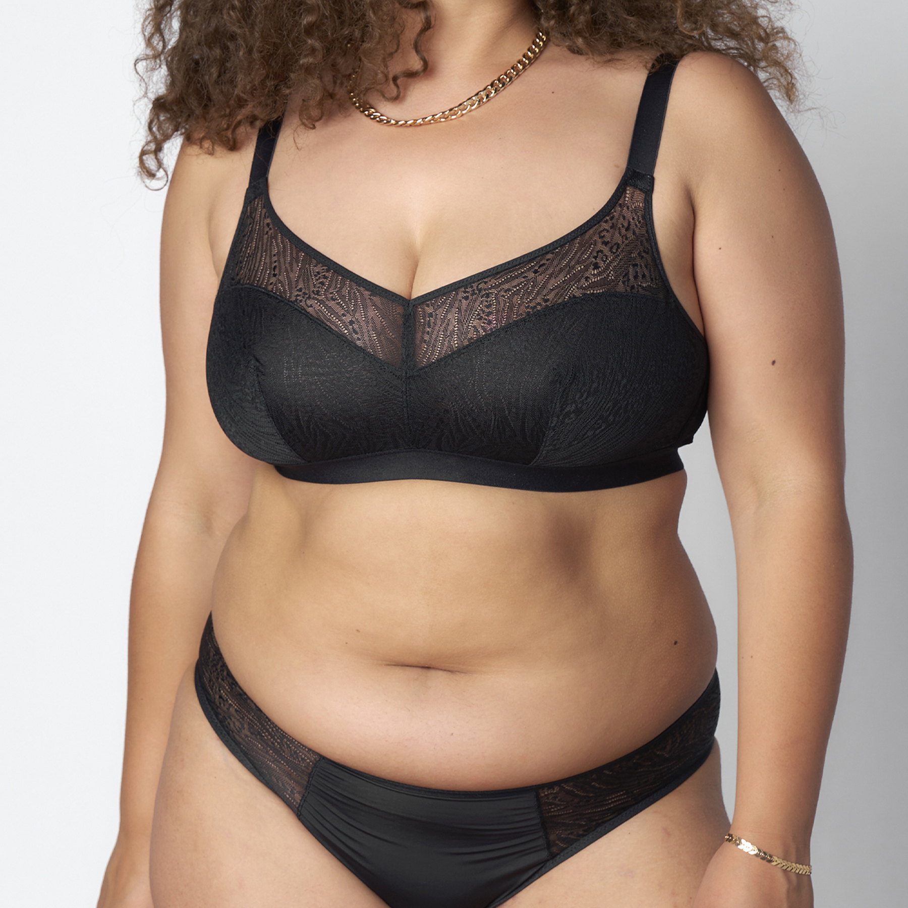 SOLDES [PROMO - 66%] Soutien-gorge sans armature femme Noir Tulle ROUGE GORGE LINGERIE